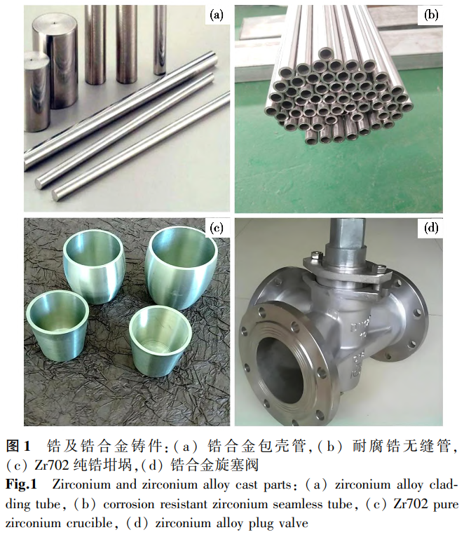 鋯棒鋯板鋯管等鋯及鋯合金鑄造工藝與成型技術(shù)研究進展